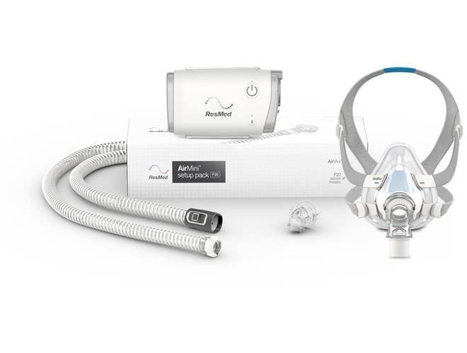 ResMed AirMini™ Mask Setup Pack for AirFit™ F20 Full Face CPAP Mask